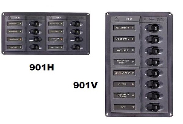 8 Loop Panel BEP 901H 8 Way DC Circuit Breaker Panel Horizontal| Wintron Electronics