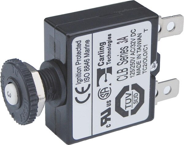 b codio - it-140-r5545 intro mail - thon a https: ... Blue Sea 3A Push Button Quick Connect Circuit Breaker| Wintron Electronics