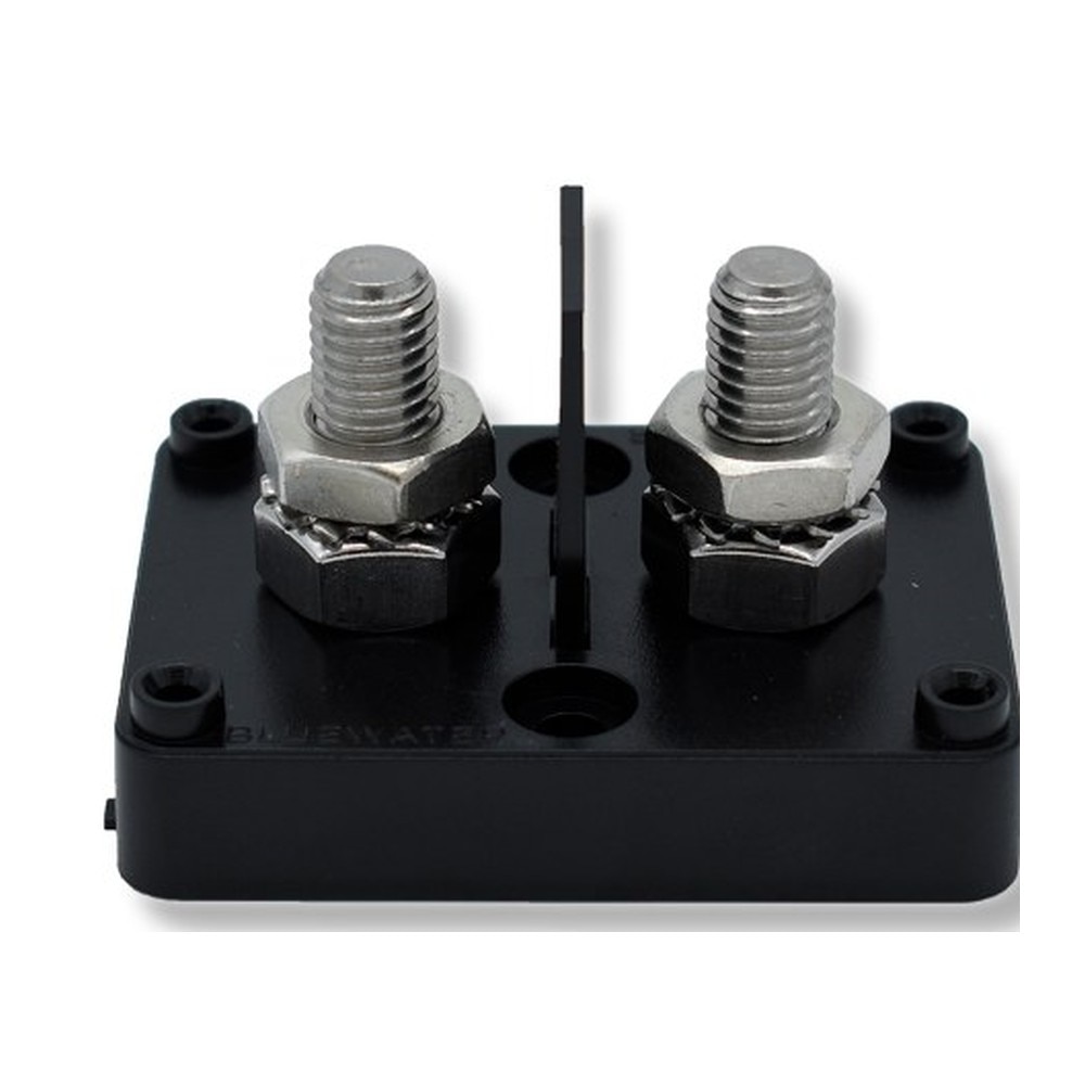 Bluewater 2 Position Dual Stud Busbar 5/16″ (8mm), Base Only