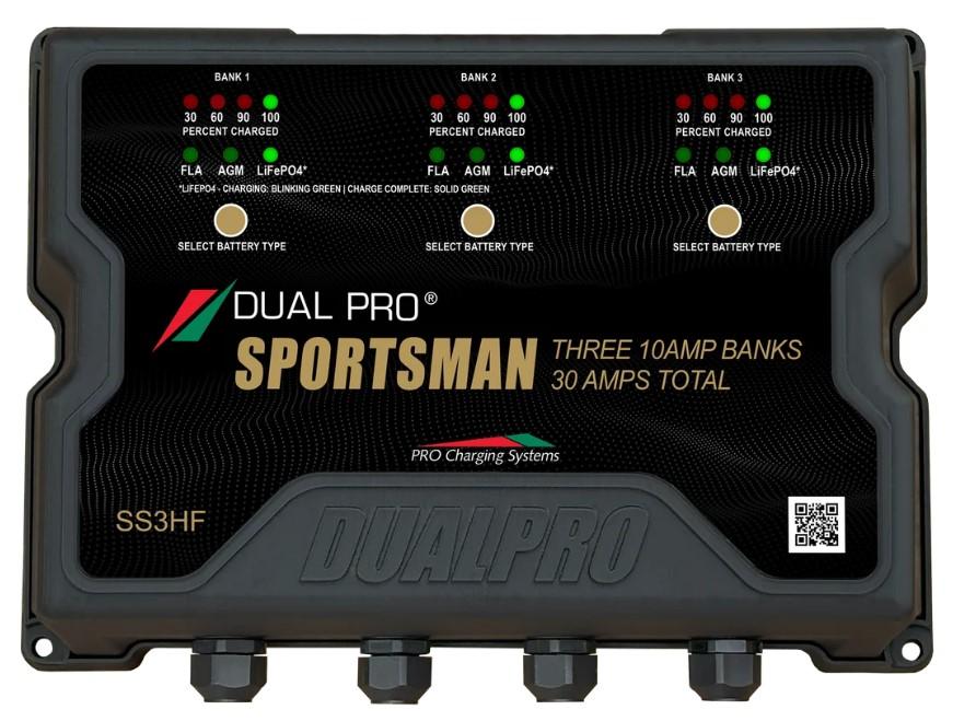 Dual Pro SS3HF Battery Charger 3 Bank 30 Amps