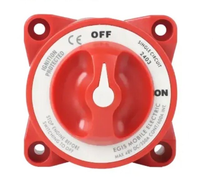 Egis Mobile Electronics EGIS 2403 e-Series 350A  Battery Switch Off/On