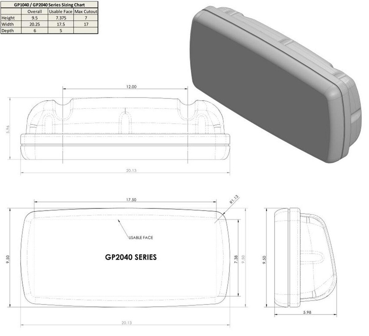 Navpod GP2040-07 SystemPod for Simrad NSS7| Wintron Electronics
