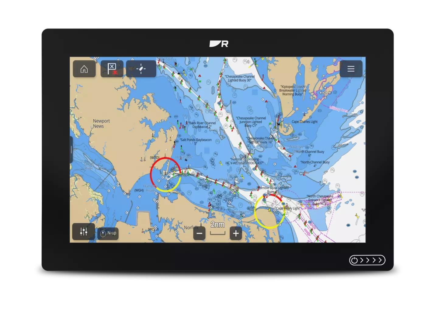 Raymarine Axiom 2 12 Chartplotter with LHC North America - E70724-00-102