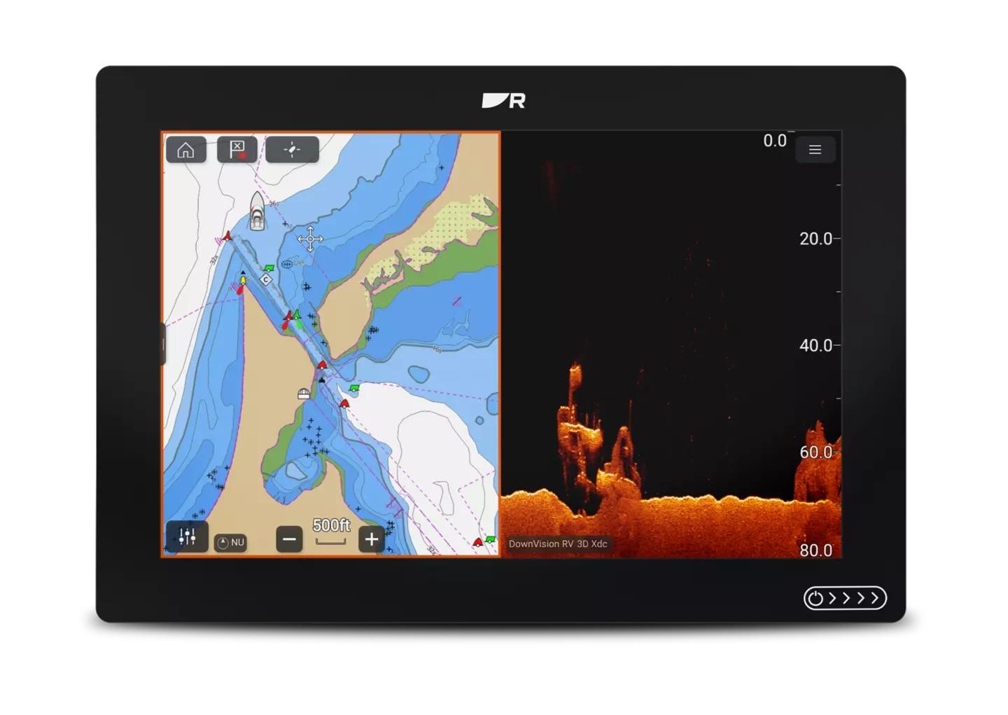 Raymarine Axiom 2 12 RV 12in Chartplotter-Sonar with LHC North America and RV-100 Transducer - E70725-03-102