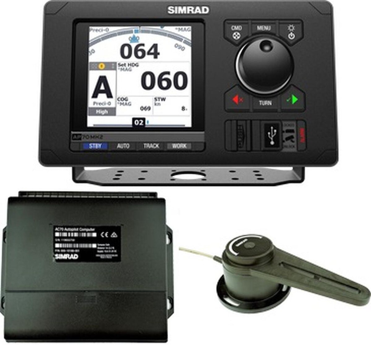 Simrad Rd68 W Simrad AP70 MK2 Basic Pack AP70 MK2, AC70 and RF300| Wintron Electronics